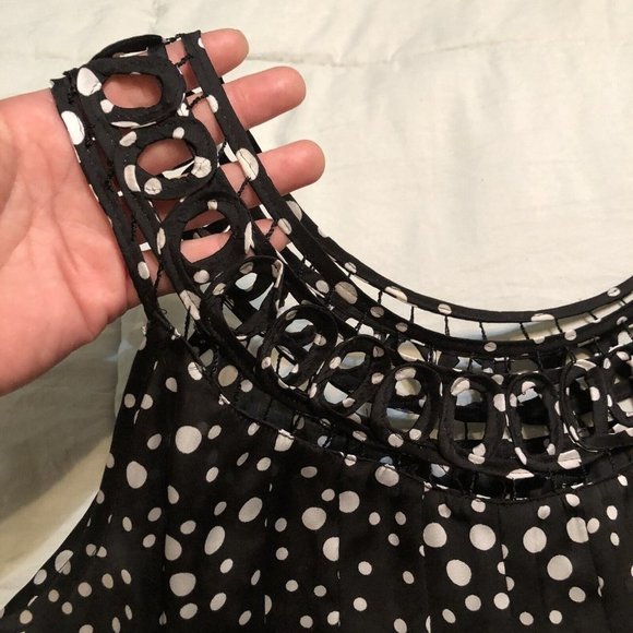 new direction womens sleeveless tank cut out neck design petite size PL - Picture 8 of 9